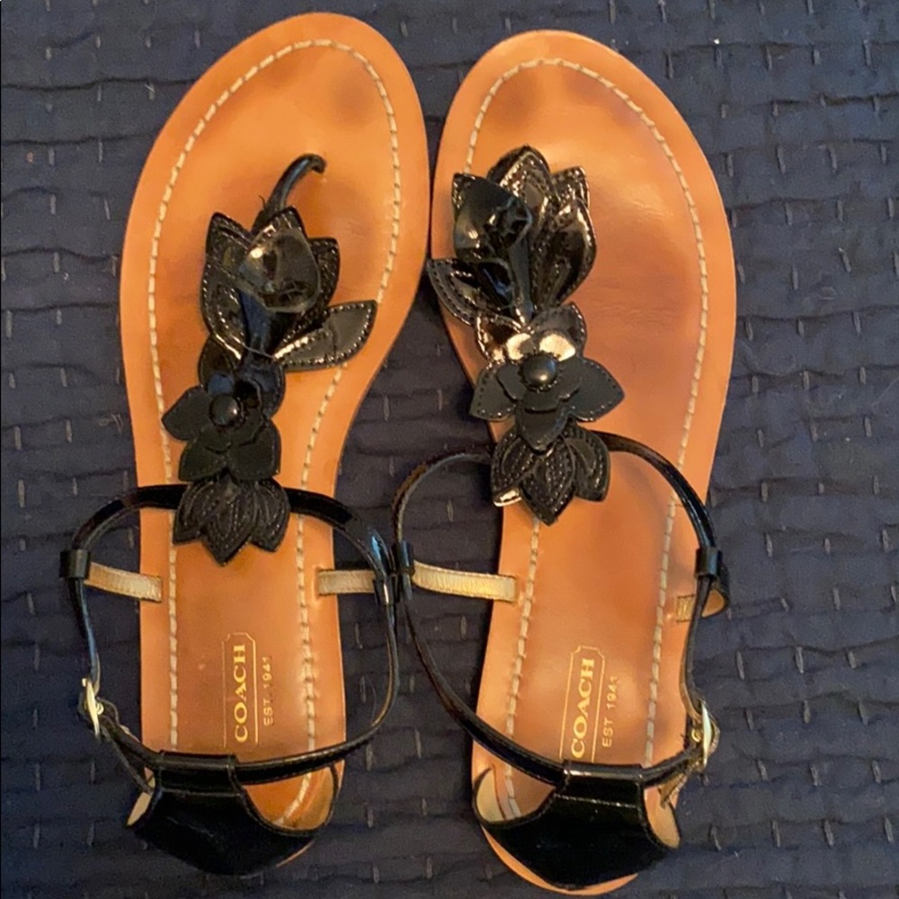 COACH Sierra flat sandals